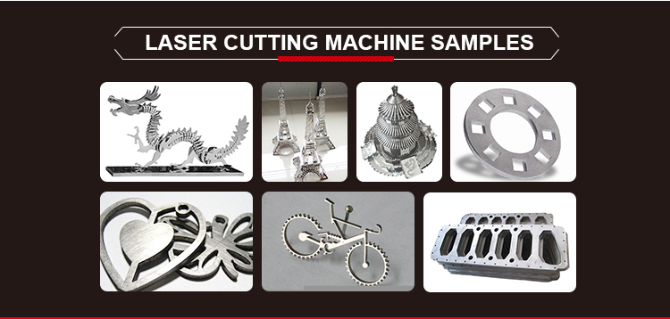 1000W 1500W 2KW 3000W 4KW CNC máquina de corte por láser de acero